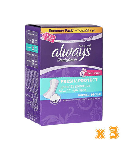 Always Regular Pantyliners (3 x 40)