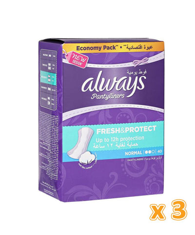 Always Fresh Pantyliners (3 x 40)