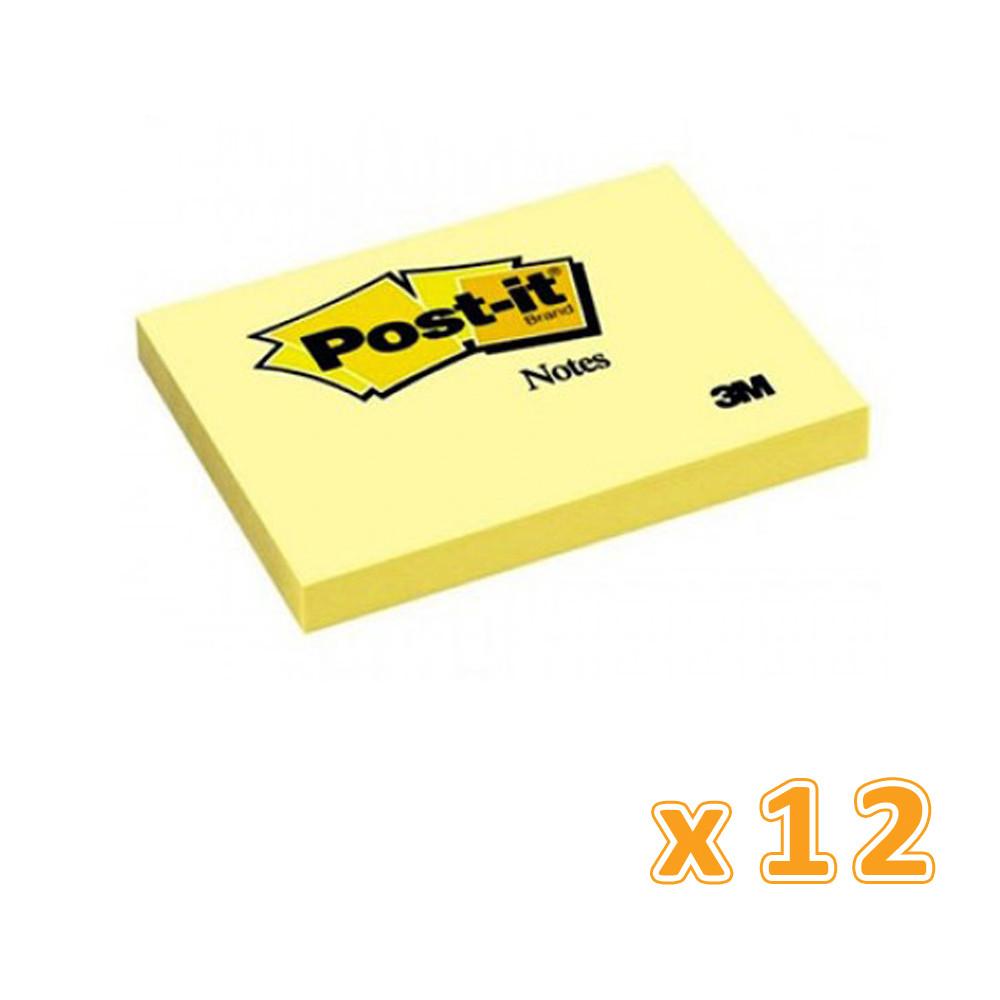 3M Post-It Notes 4 x 6 100 Sheets (1 X 12 Pcs)