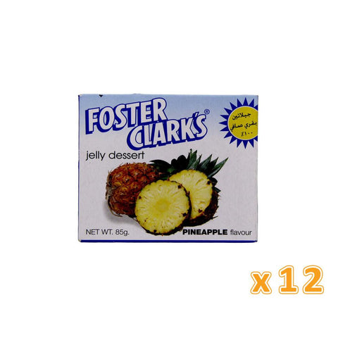 Foster Clarks Jelly Dessert - Pineapple (12 X 85 gm)