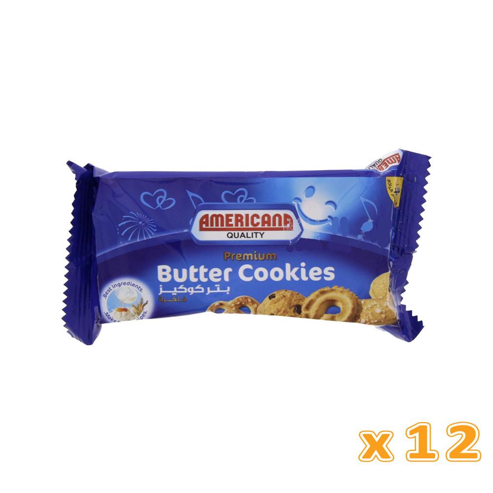 Americana Butter Cookies (12 X 44 gm)