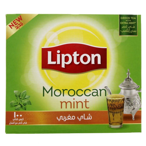 Lipton Green Tea Moroccan Mint (100 Bags)
