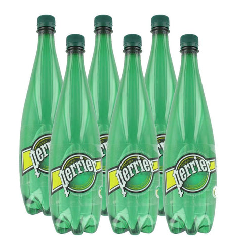 Perrier Sparkling Mineral Water (6 X 1 L)