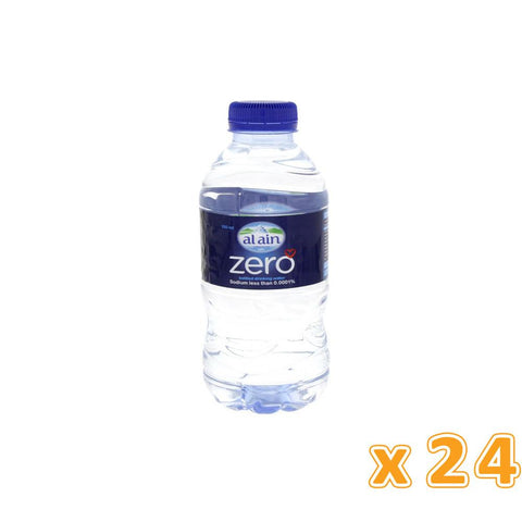 Al Ain Bottled Drinking Water Zero Sodium (24 x 330 ml)