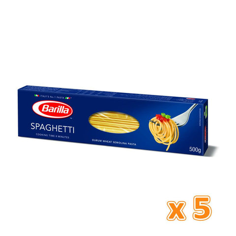 Barilla Spaghetti No. 5 (5 x 500 gm)