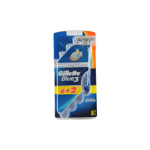 Gillette Blue 3 Disposable Razor (6+2 )