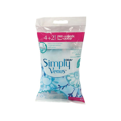 Gillette Simply Venus Disposable Razors (4+2)
