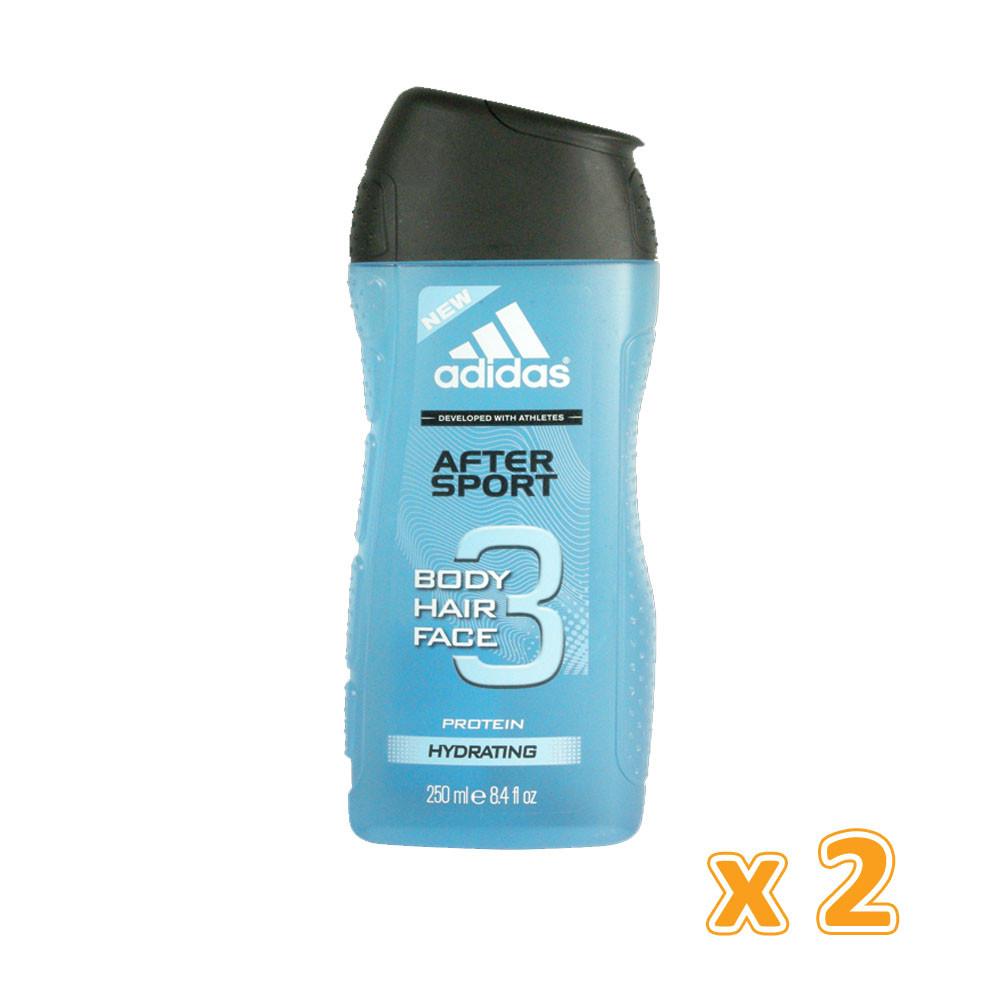 Adidas After Sport 3 in 1 Shower Gel (2 x 250ML)