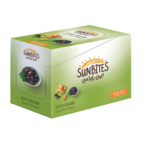 Sunbites Bread Bites - Olive & Oregano (12 X 23 gm)