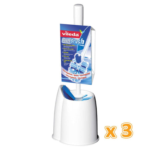Vileda Toilet Set Power Brush (3 Pcs)