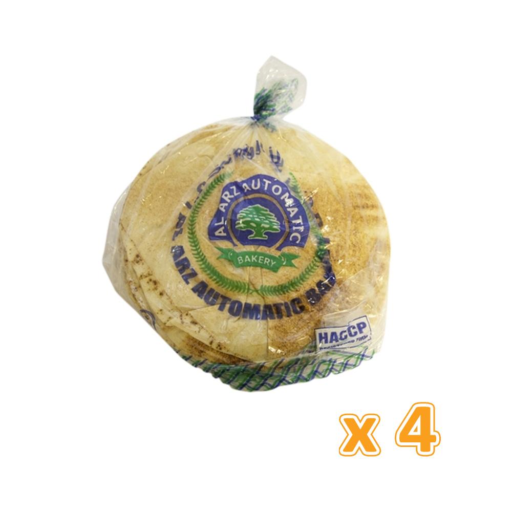 Al Arz Brown Arabic Bread Small ( 4 X 5 Loafs)