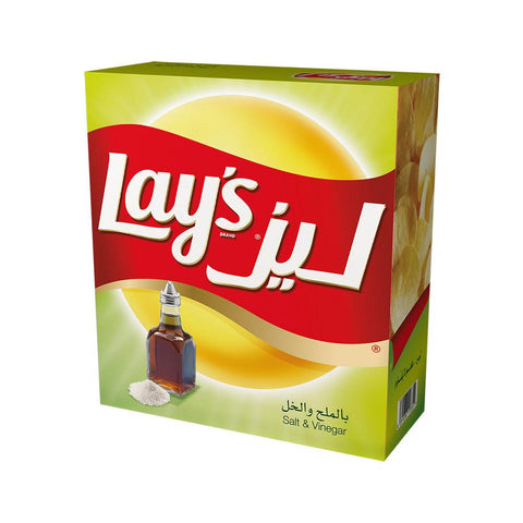 Lay's Salt & Vinegar Potato Chips  (14 X 23 gm)